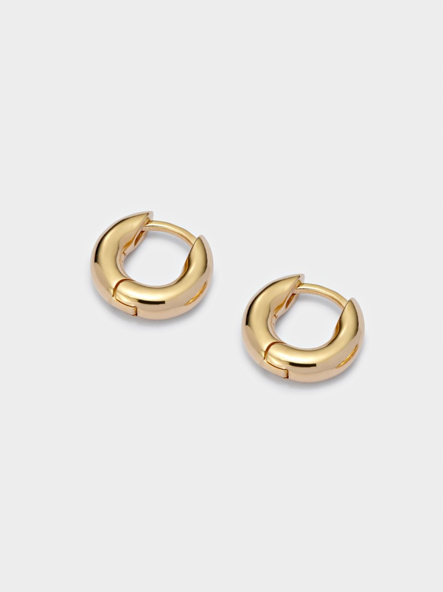 NEW 9 Carat Rose Gold Oval Hoop Earrings - Jordans Jewellers
